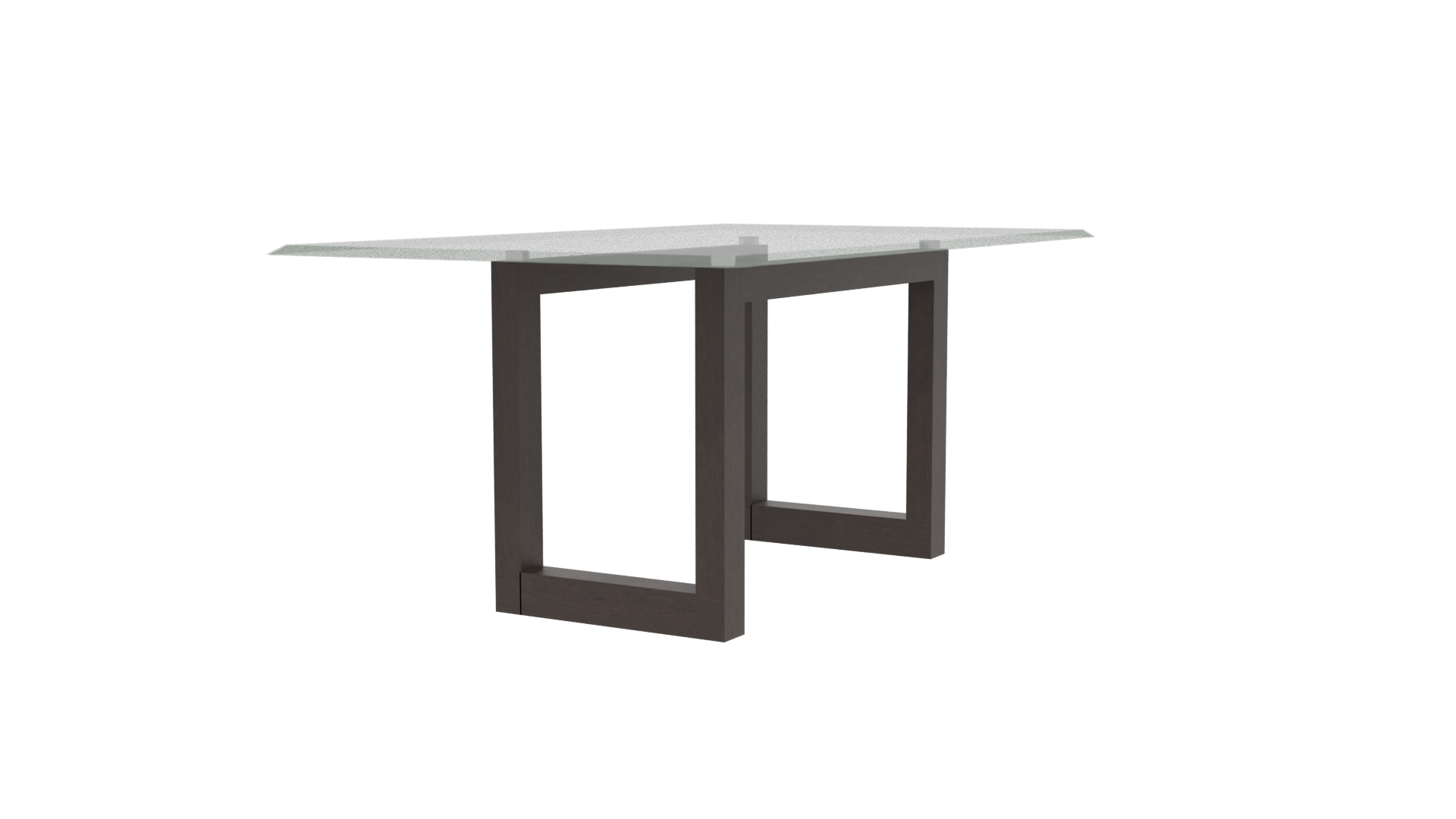 Stylish Glass Top Table 3D - Professional 3D Model Render 27