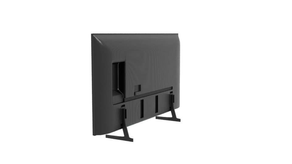 Crystal UHD 4K LED TV Model - Professional 3D Model Render 3