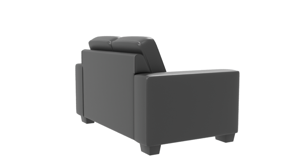 Modern Grey Sofa 3D Model - Professional 3D Model Render 7