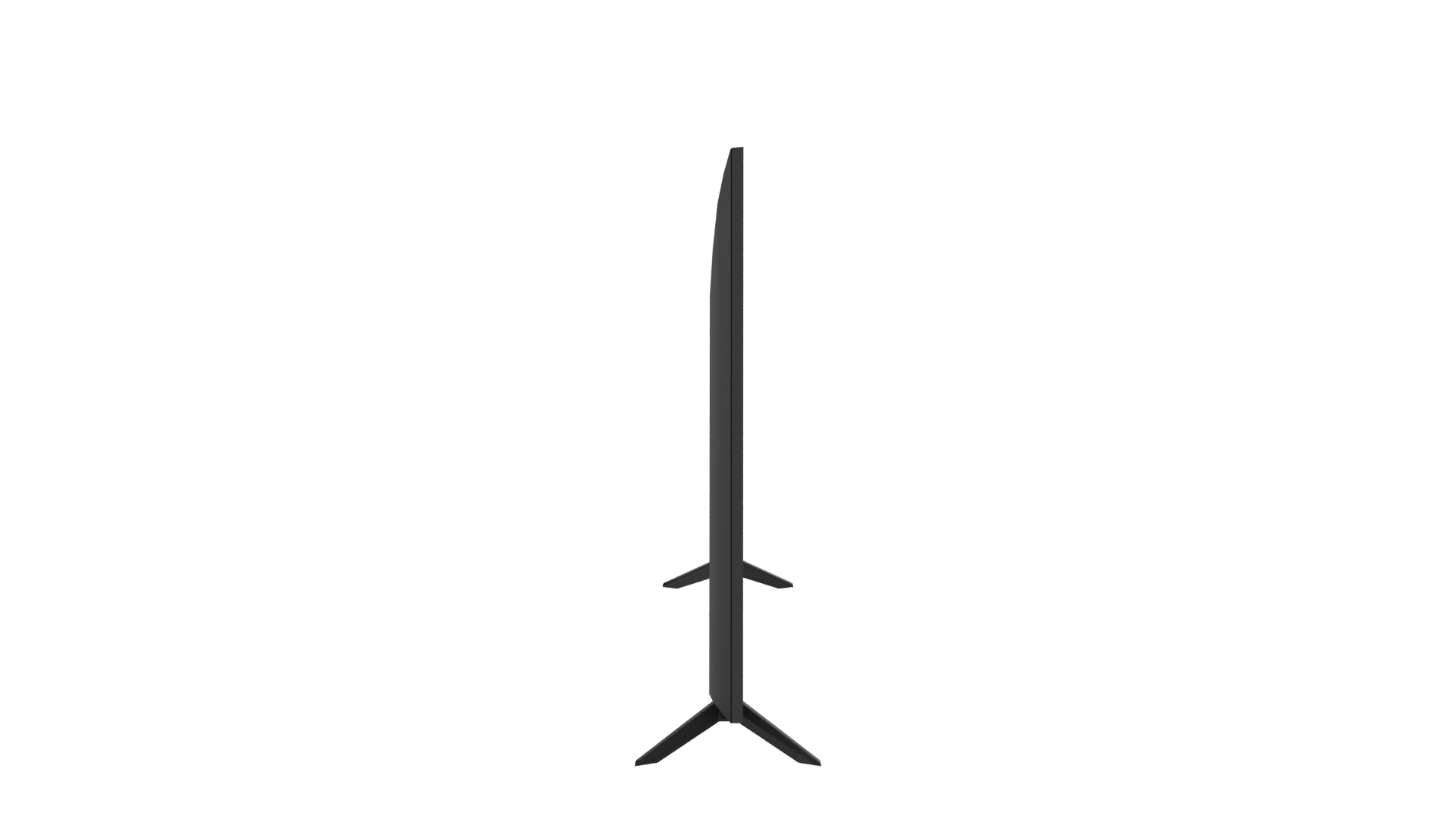 Sleek Flat Screen TV Model - Professional 3D Model Render 8