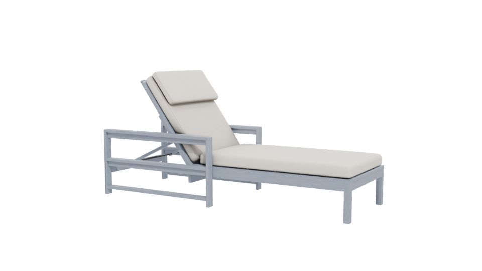 Stylish Outdoor Lounge Chair 3D - Professional 3D Model Render 12