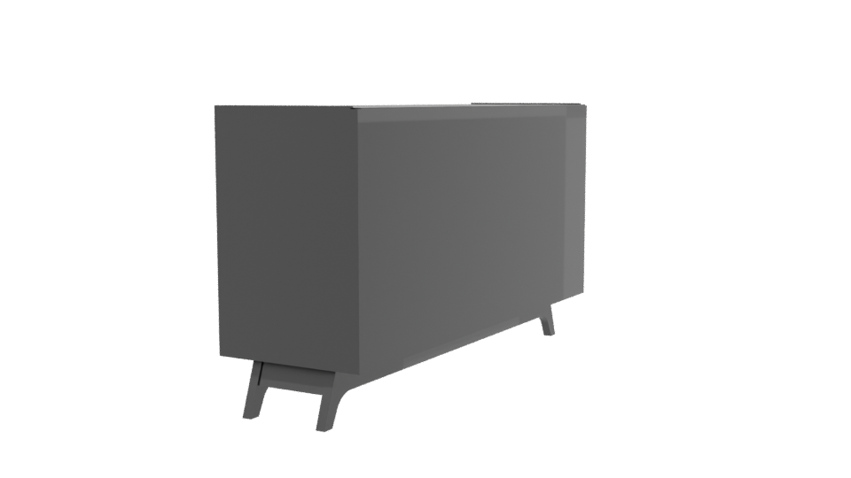 Stylish Modern Sideboard 3D - Professional 3D Model Render 3