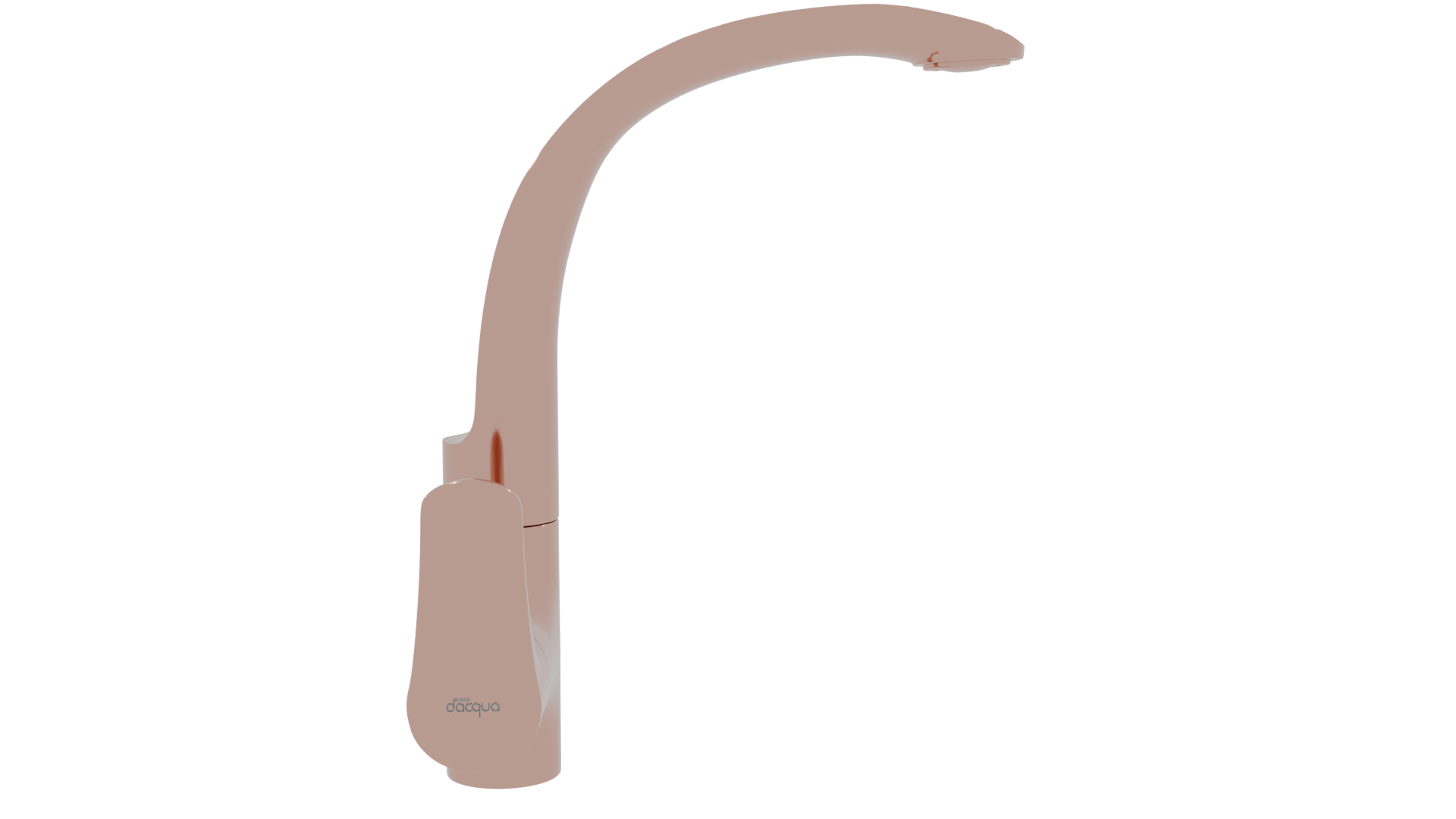 Stylish Copper Sink Drain Model - Professional 3D Model Render 8