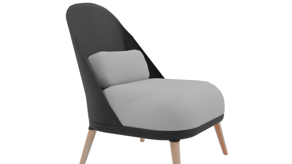 Contemporary Lounge Chair 3D Model - Professional 3D Model Render 9