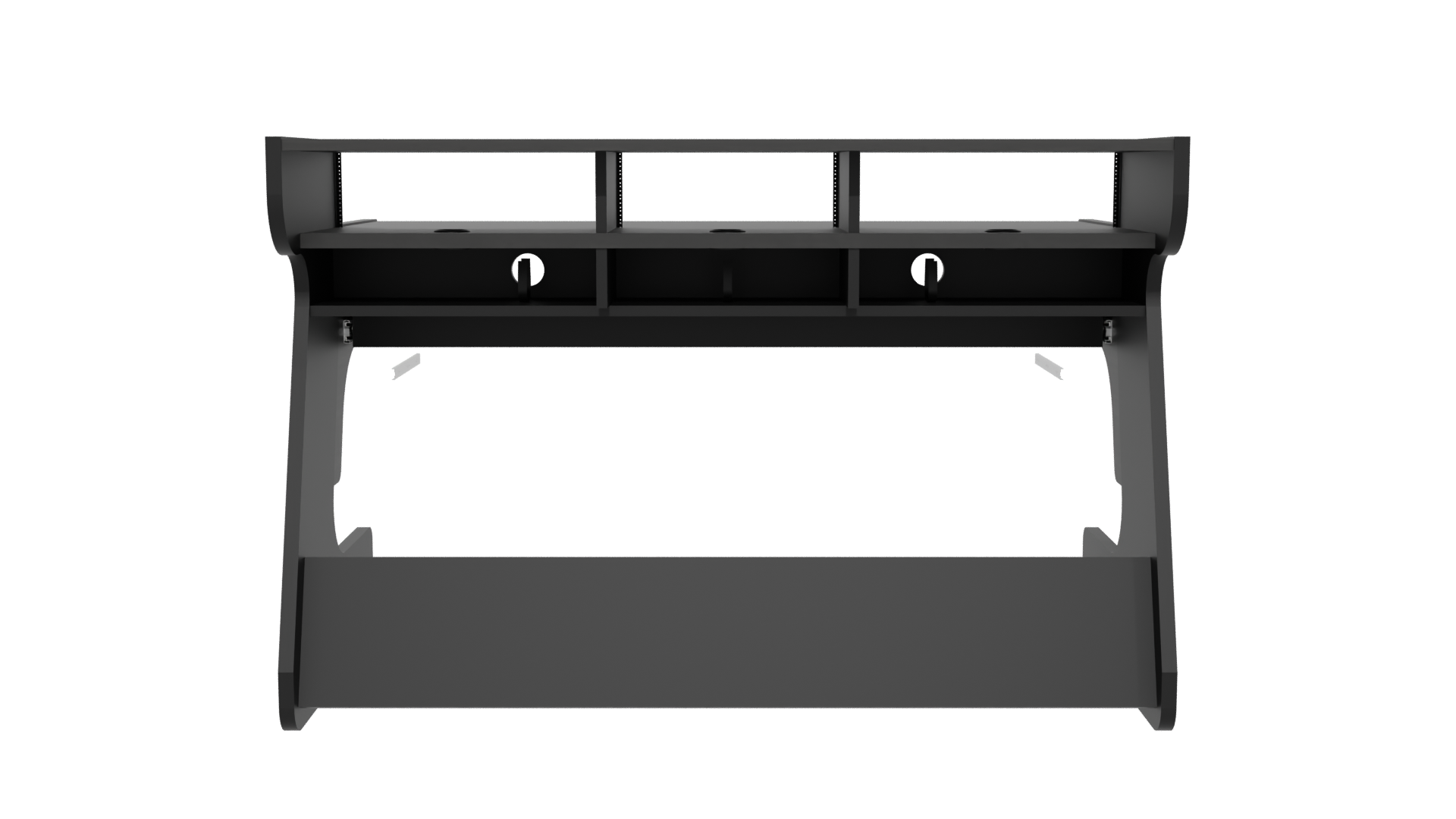 Contemporary Workspace Desk Model - Professional 3D Model Render 5