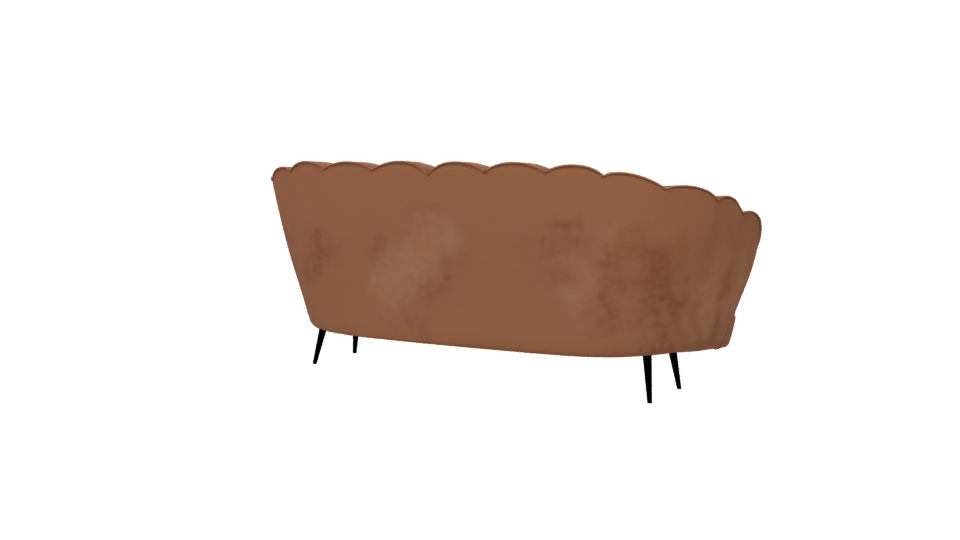 Stylish Vintage Sofa Model - Professional 3D Model Render 6