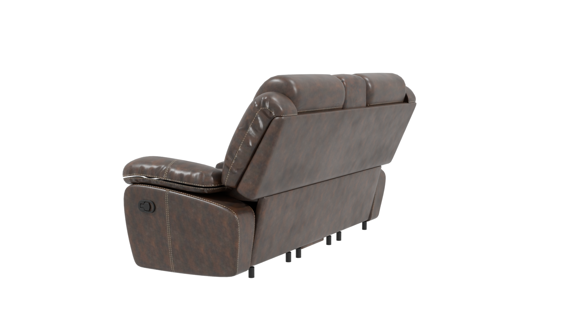 Reclinable Loveseat Sofa 3D Model - Professional 3D Model Render 3