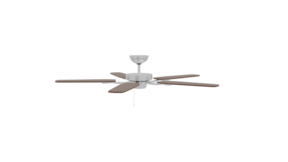Modern Ceiling Fan 3D Model - Professional 3D Model Render 3