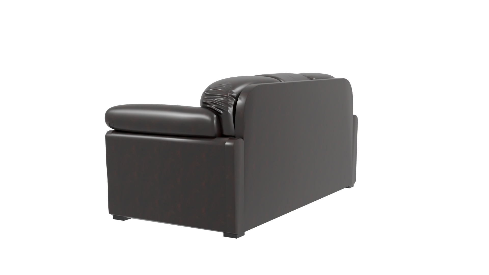 Luxurious Leather Sofa 3D Model - Professional 3D Model Render 3