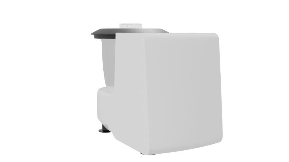 Modern Kitchen Food Processor 3D Model - Professional 3D Model Render 7