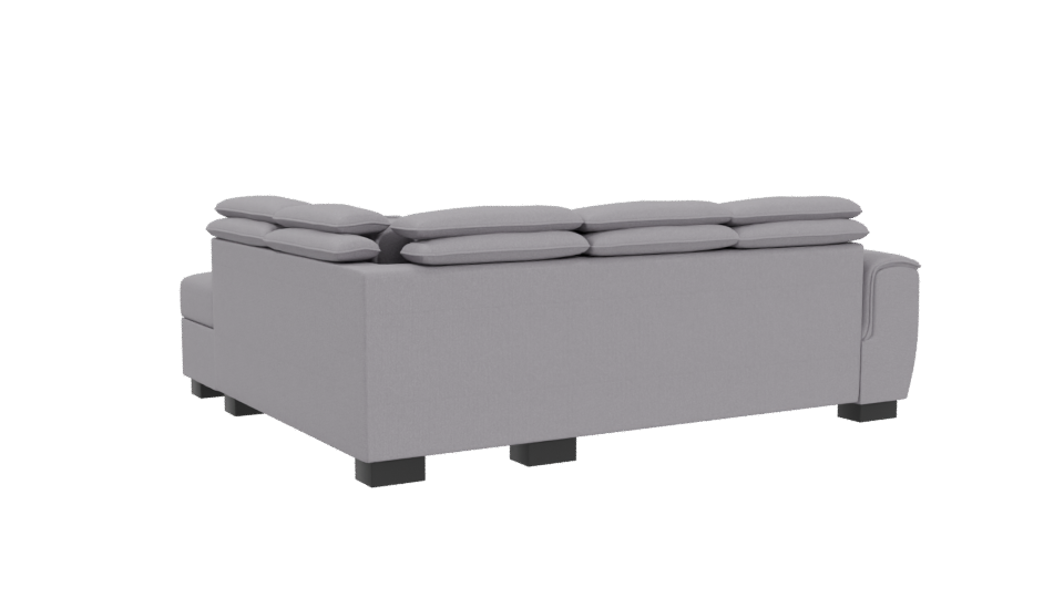 Contemporary L-Shaped Sofa 3D - Professional 3D Model Render 4