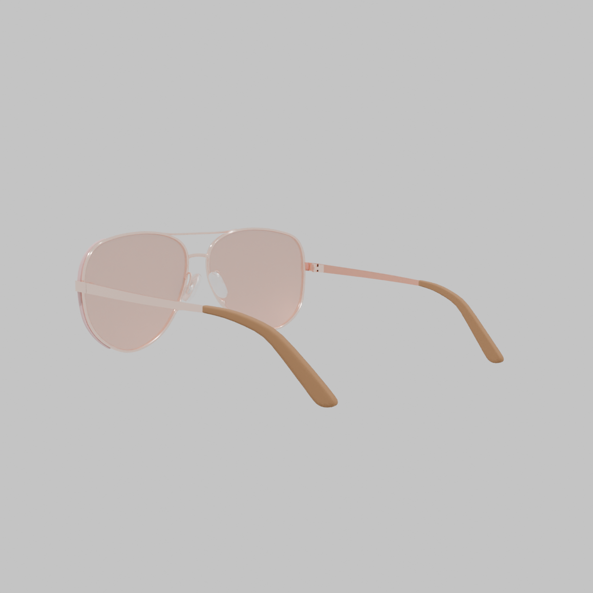 Lentes de Sol Michael Kors Aviador Oro Rosado