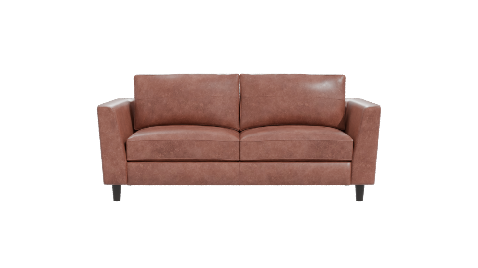 Stylish Modern Leather Sofa 3D Model - Professional 3D Model Render 11