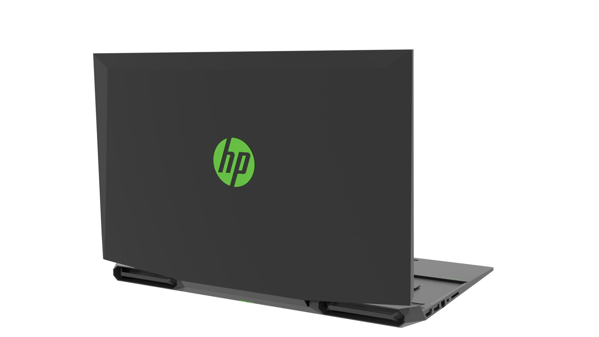 Sleek Gaming Laptop Model - Professional 3D Model Render 6