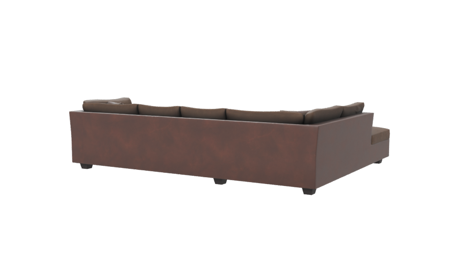 Stylish Modern Sectional Sofa 3D Model - Professional 3D Model Render 6