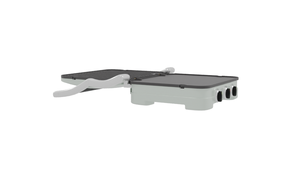 Compact Electric Grill 3D Model - Professional 3D Model Render 9