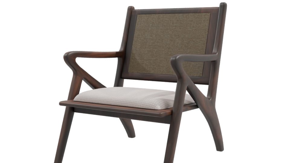 Sitial Canning Modern Chair 3D - Professional 3D Model Render 9