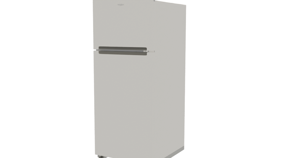 Modern Refrigerator Household Model - Professional 3D Model Render 12