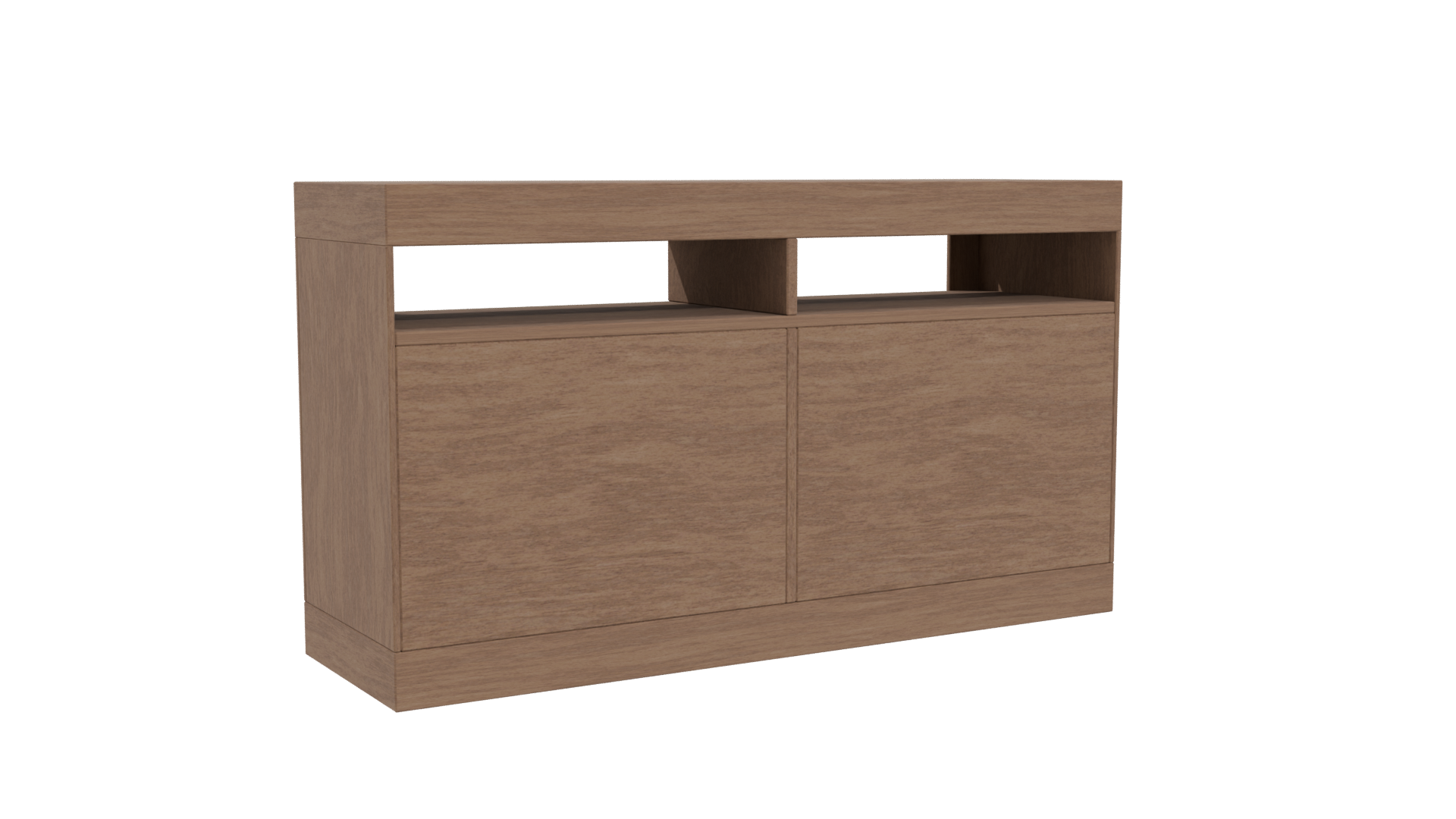 Stylish Wooden Console Table 3D Model - Professional 3D Model Render 4