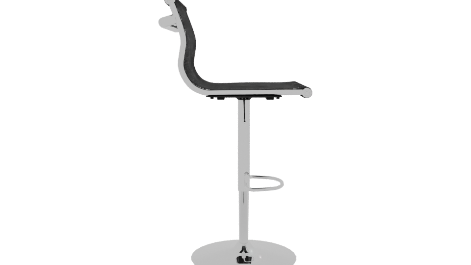 Stylish Bar Stool 3D Model - Professional 3D Model Render 8