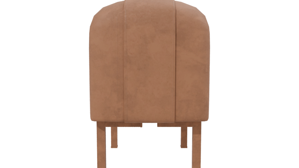 Stylish Fabric Armchair Model - Professional 3D Model Render 2