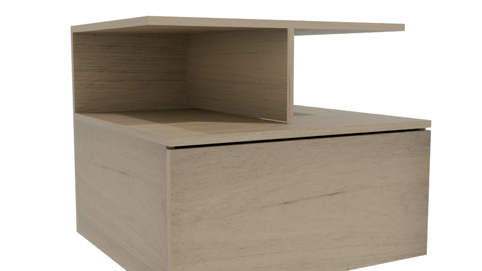 Minimalist Wooden Coffee Table 3D Model - Professional 3D Model Render 10