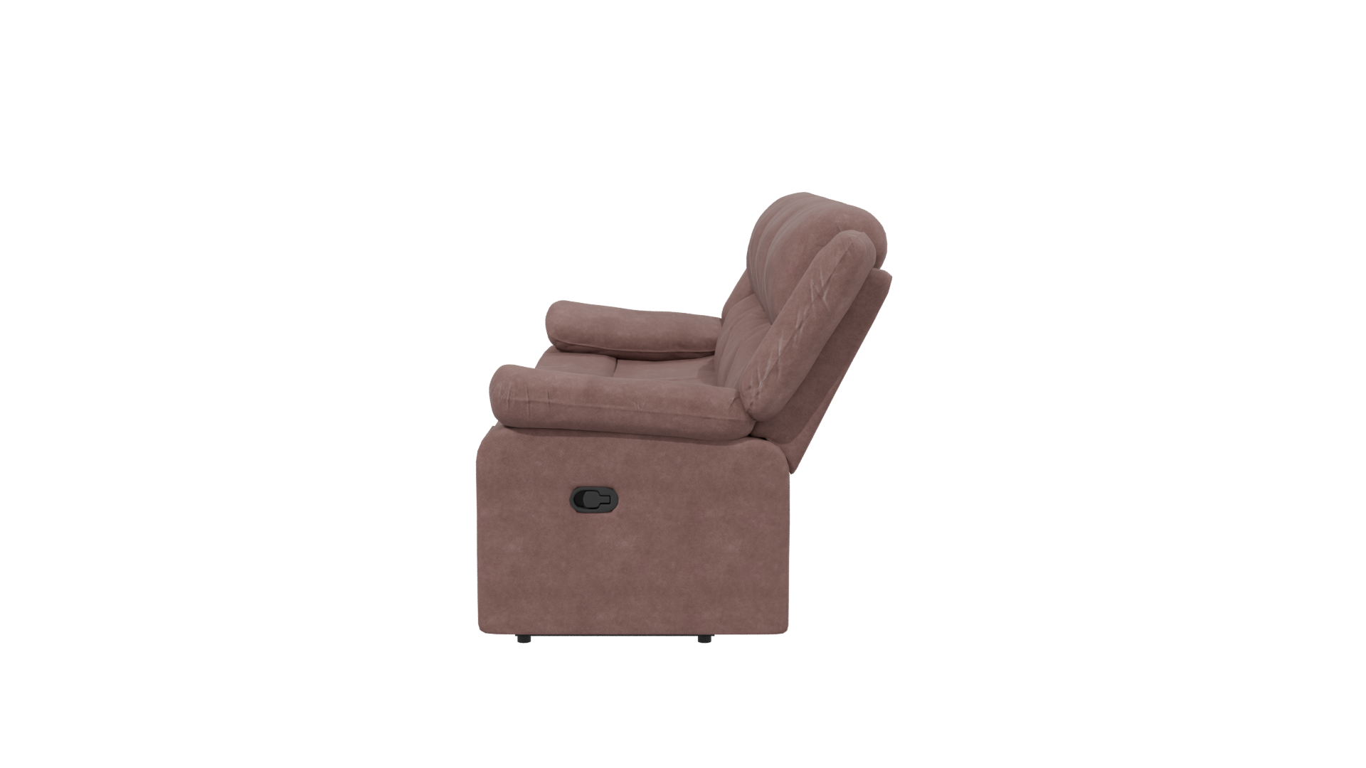 Contemporary Reclining Sofa Model - Professional 3D Model Render 2