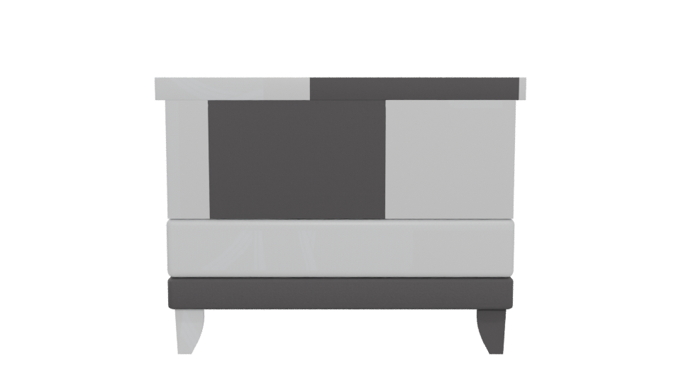 European Orthopedic Double Bed 3D - Professional 3D Model Render 5