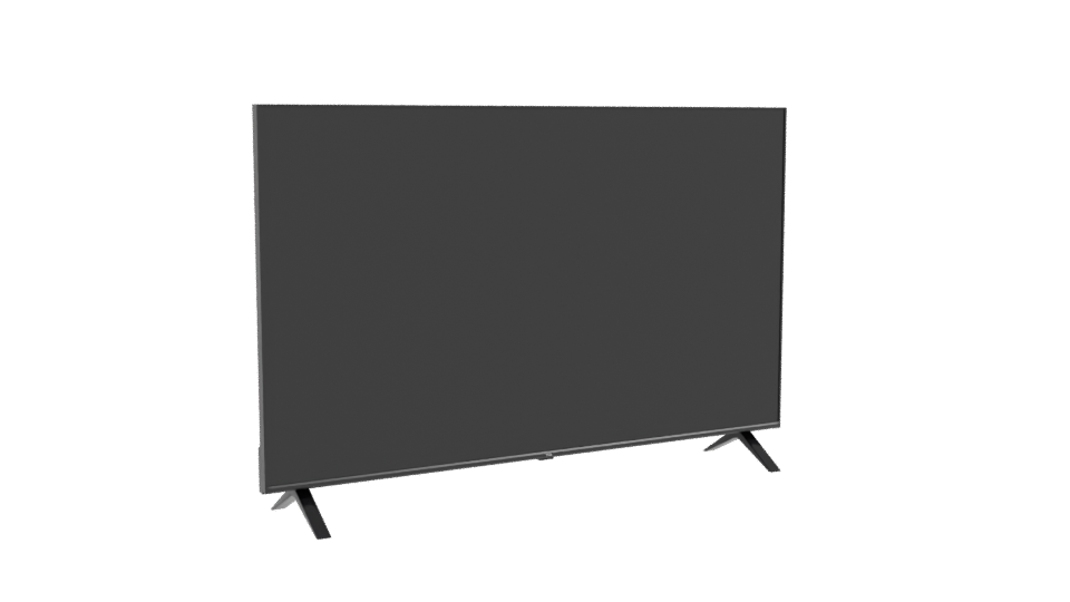 Sleek Modern TV Display Model - Professional 3D Model Render 10