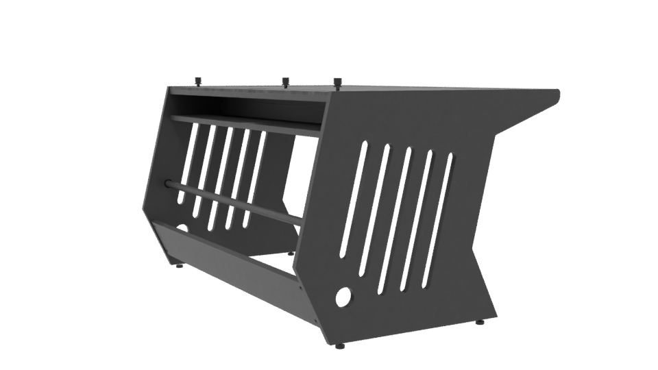 Sleek Modern Office Table 3D - Professional 3D Model Render 7