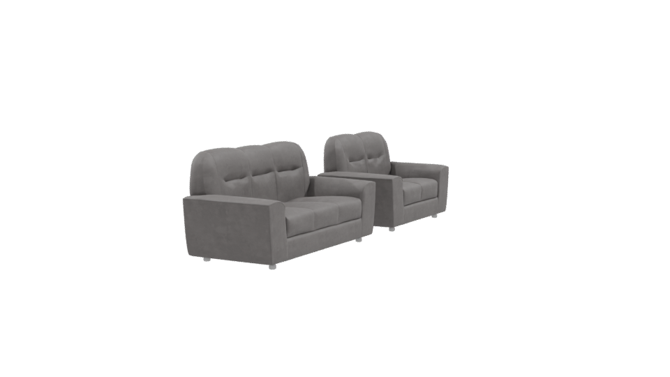 Contemporary Sofa Set 3D Model - Professional 3D Model Render 9