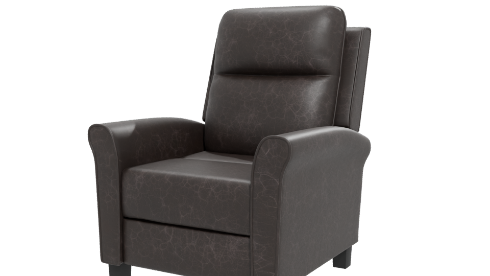 Stylish Recliner Chair Model 3D - Professional 3D Model Render 12