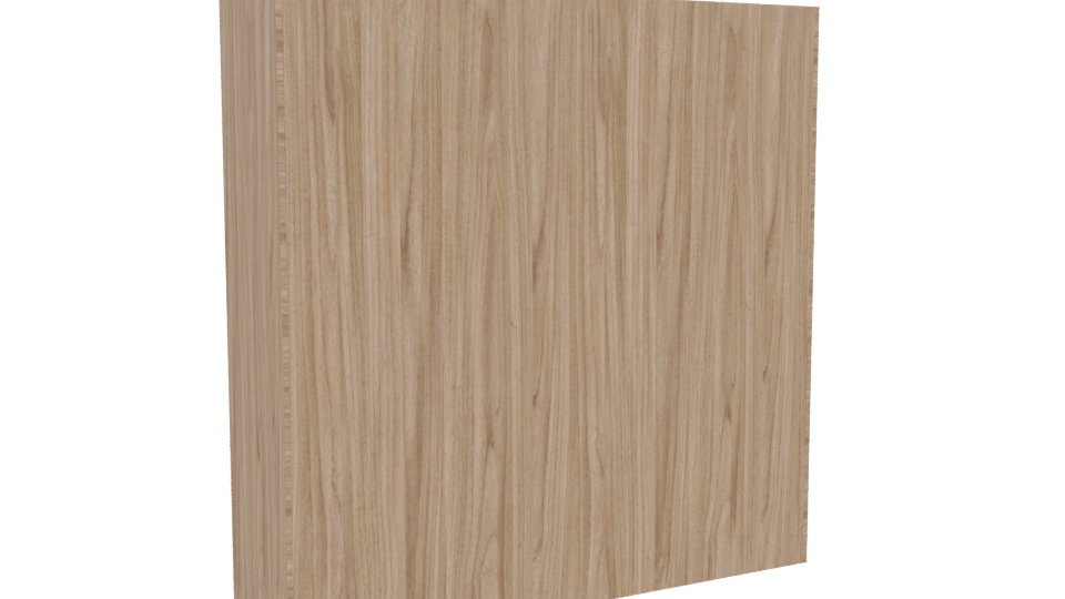 Stylish Wooden Storage Cabinet 3D - Professional 3D Model Render 4