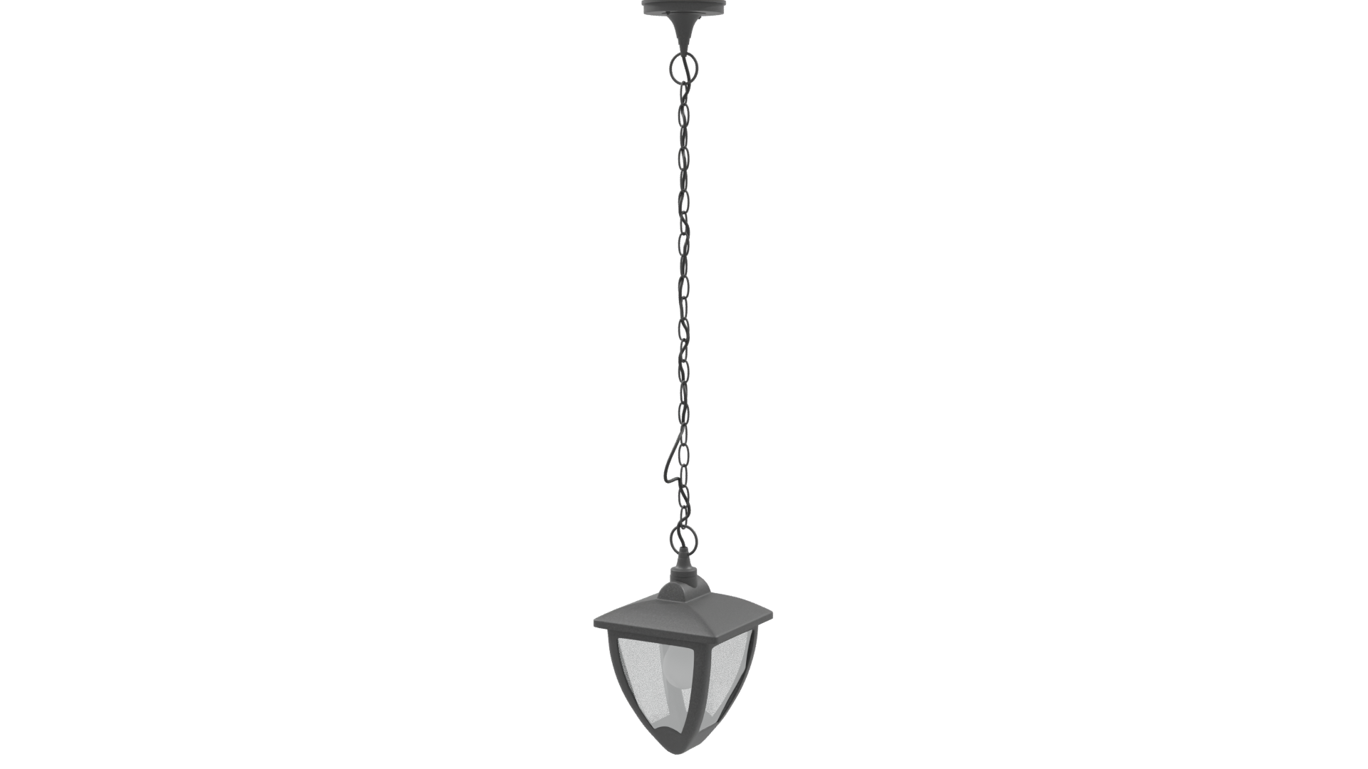 Elegant Hanging Light Fixture 3D - Professional 3D Model Render 9