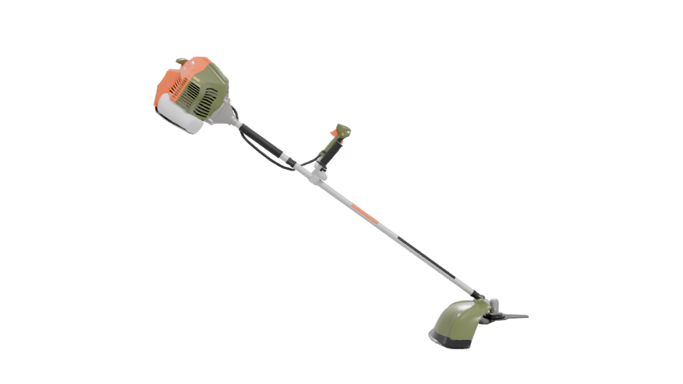 Efficient String Trimmer 3D Model - Professional 3D Model Render 11