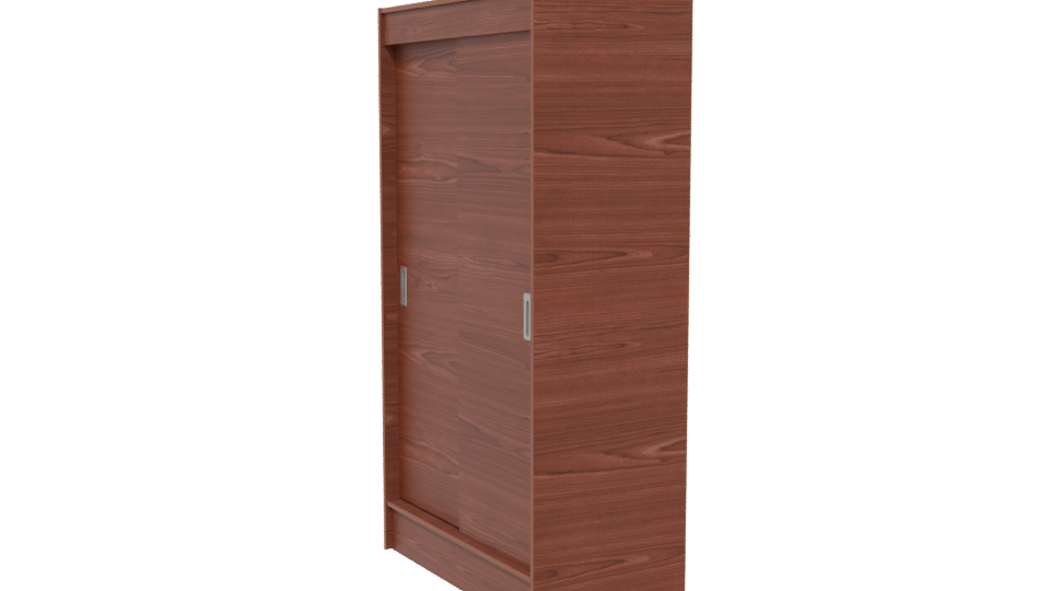Stylish Wooden Sliding Door Model - Professional 3D Model Render 13
