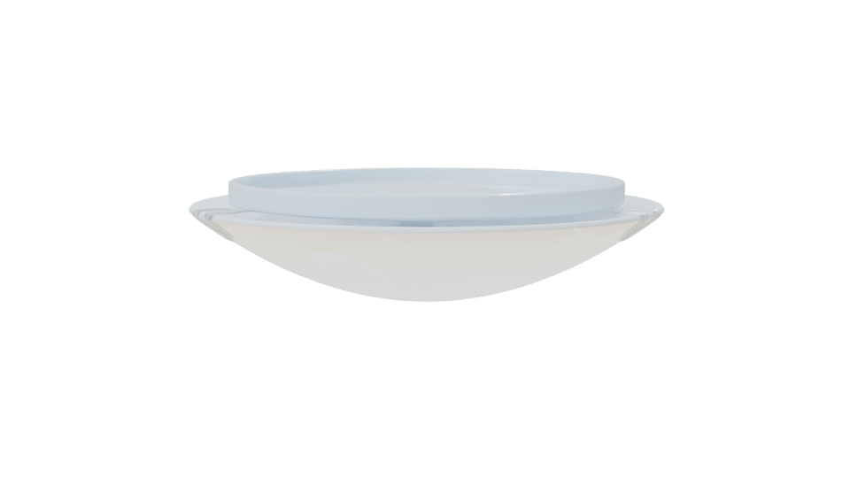 Elegant Ceramic Dish 3D Model - Professional 3D Model Render 7