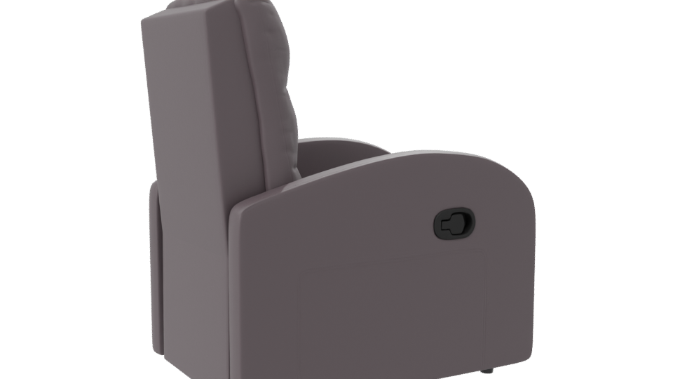 Stylish Reclining Chair Model - Professional 3D Model Render 7