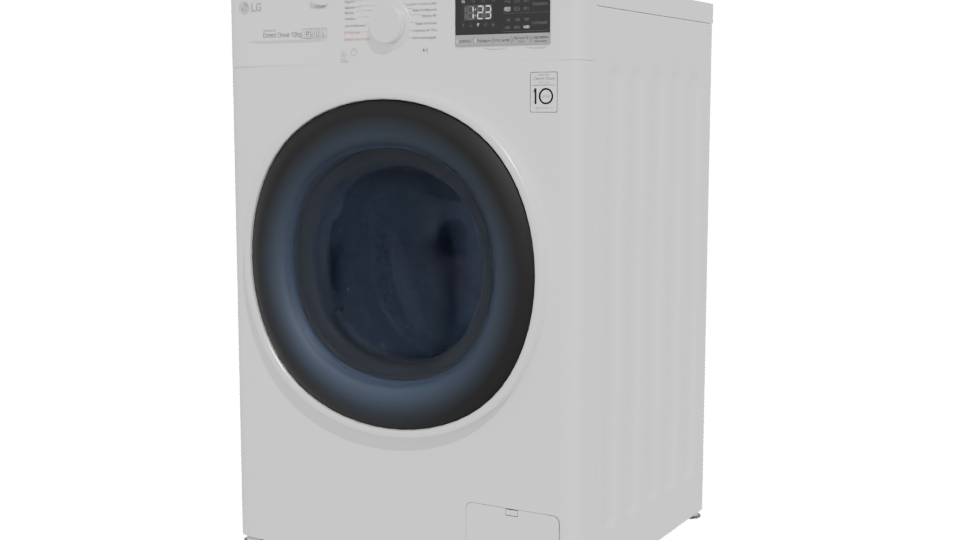 Modern Washing Machine 3D Model - Professional 3D Model Render 12