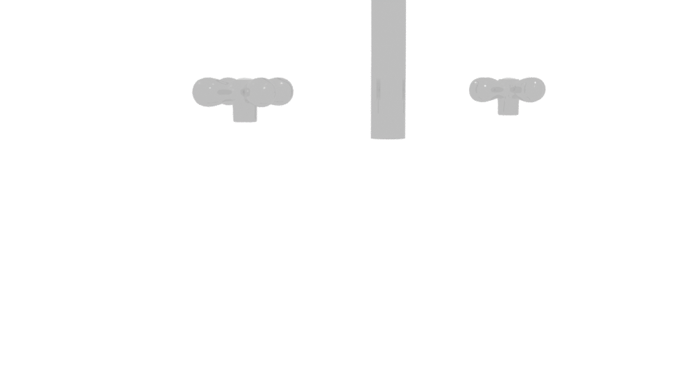 Stylish Metal Kitchen Faucet 3D Model - Professional 3D Model Render 4