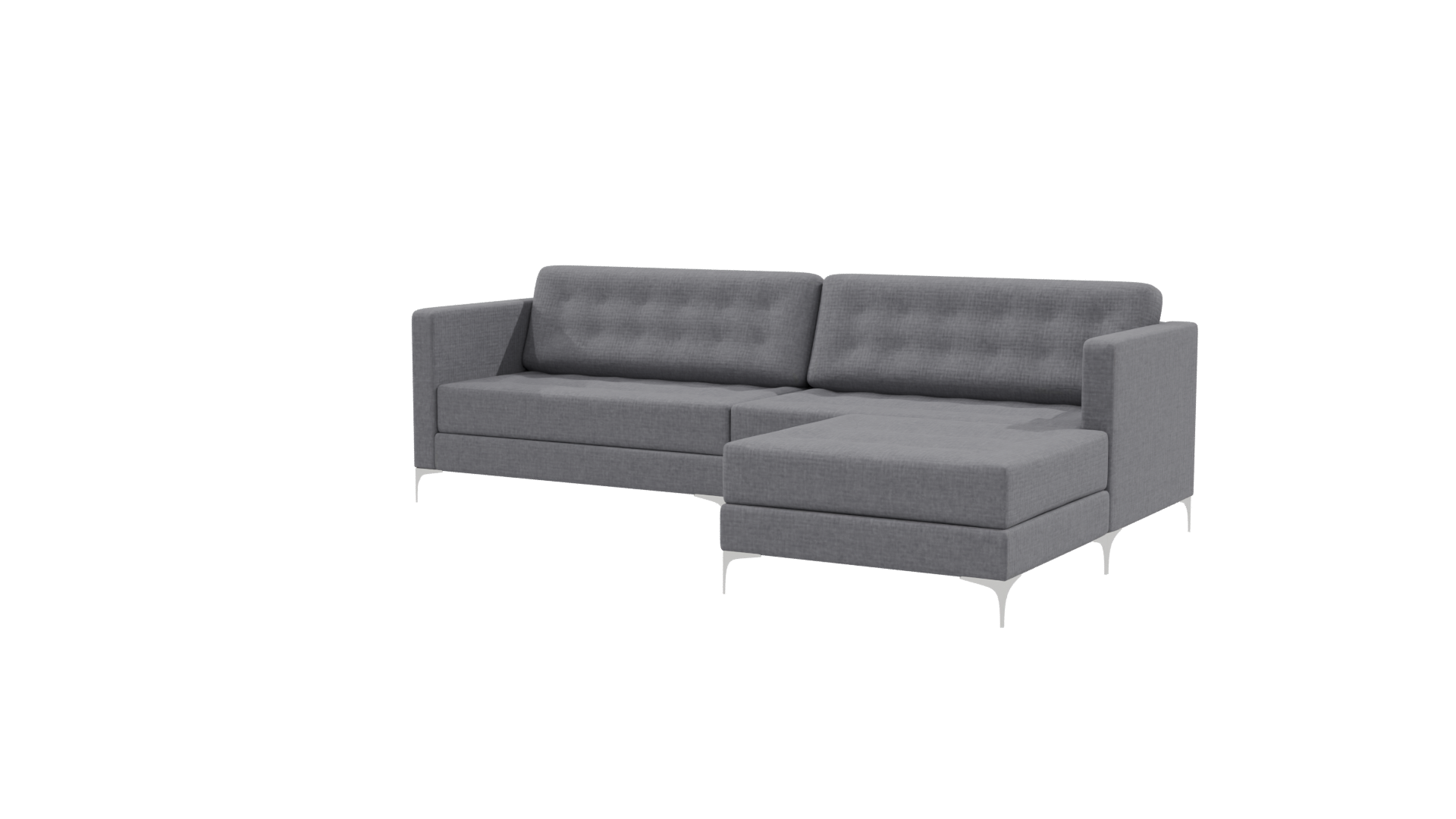 Contemporary Modular Sofa Model - Professional 3D Model Render 9
