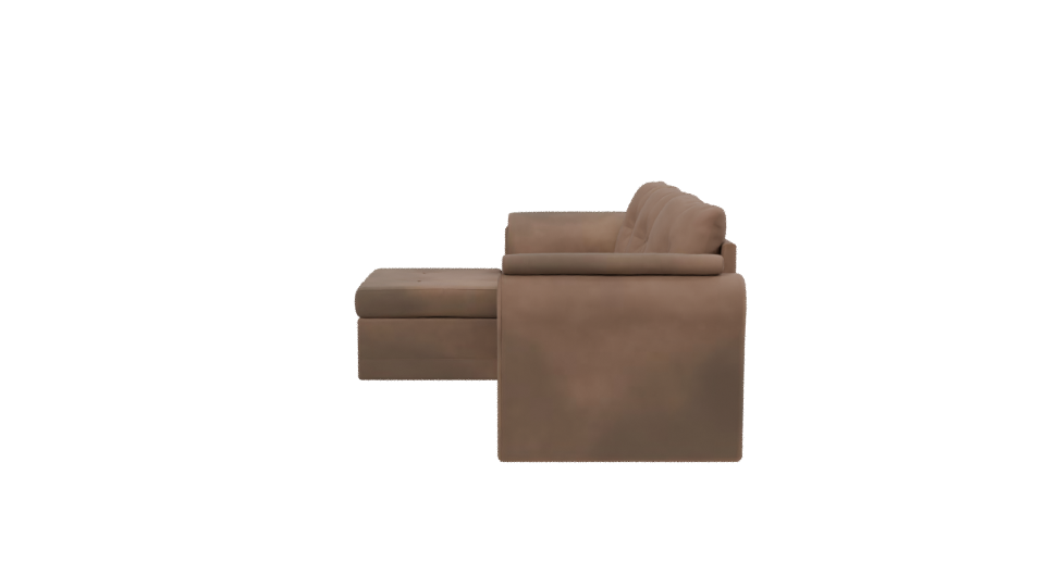Stylish Corner Sofa 3D Model - Professional 3D Model Render 2