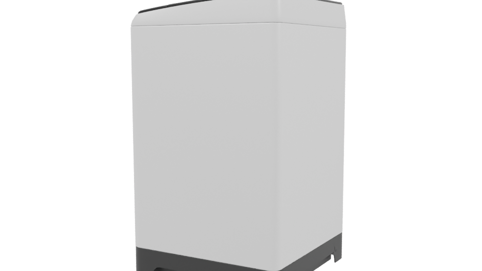 Modern Household Waste Bin 3D - Professional 3D Model Render 3