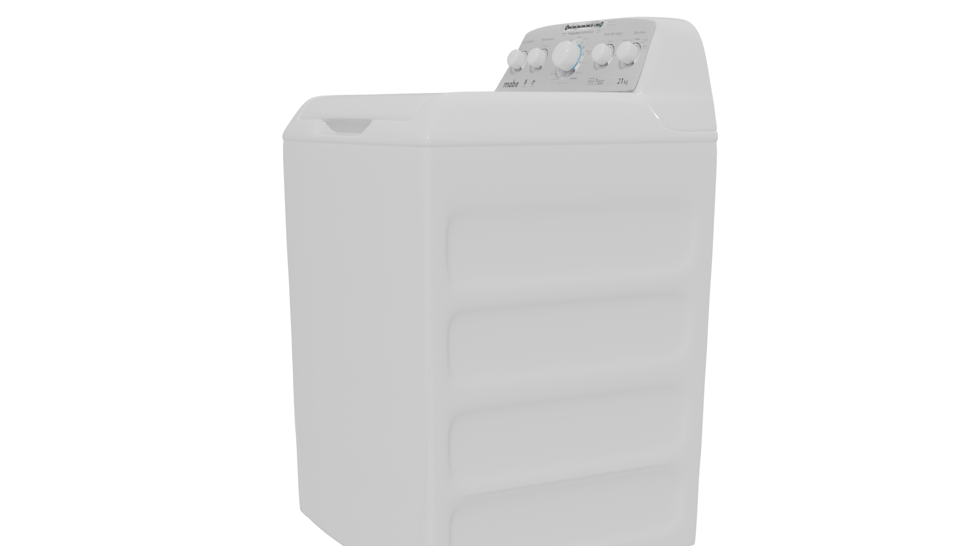 Stylish Top-Load Washing Machine 3D Model - Professional 3D Model Render 25