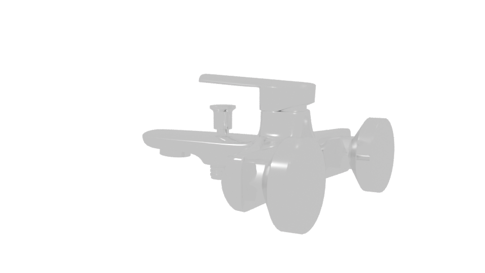 Stylish Modern Faucet 3D Model - Professional 3D Model Render 3