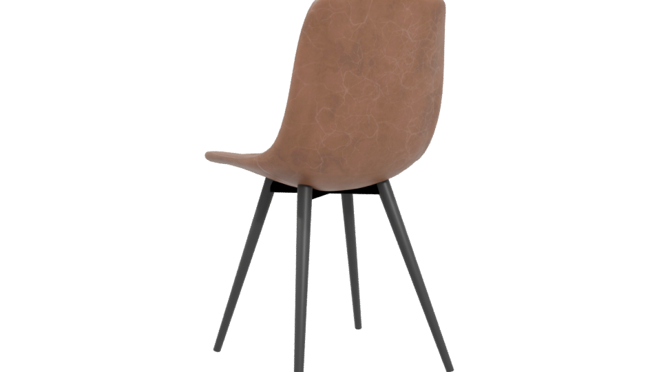 Stylish Modern Dining Chair 3D - Professional 3D Model Render 4