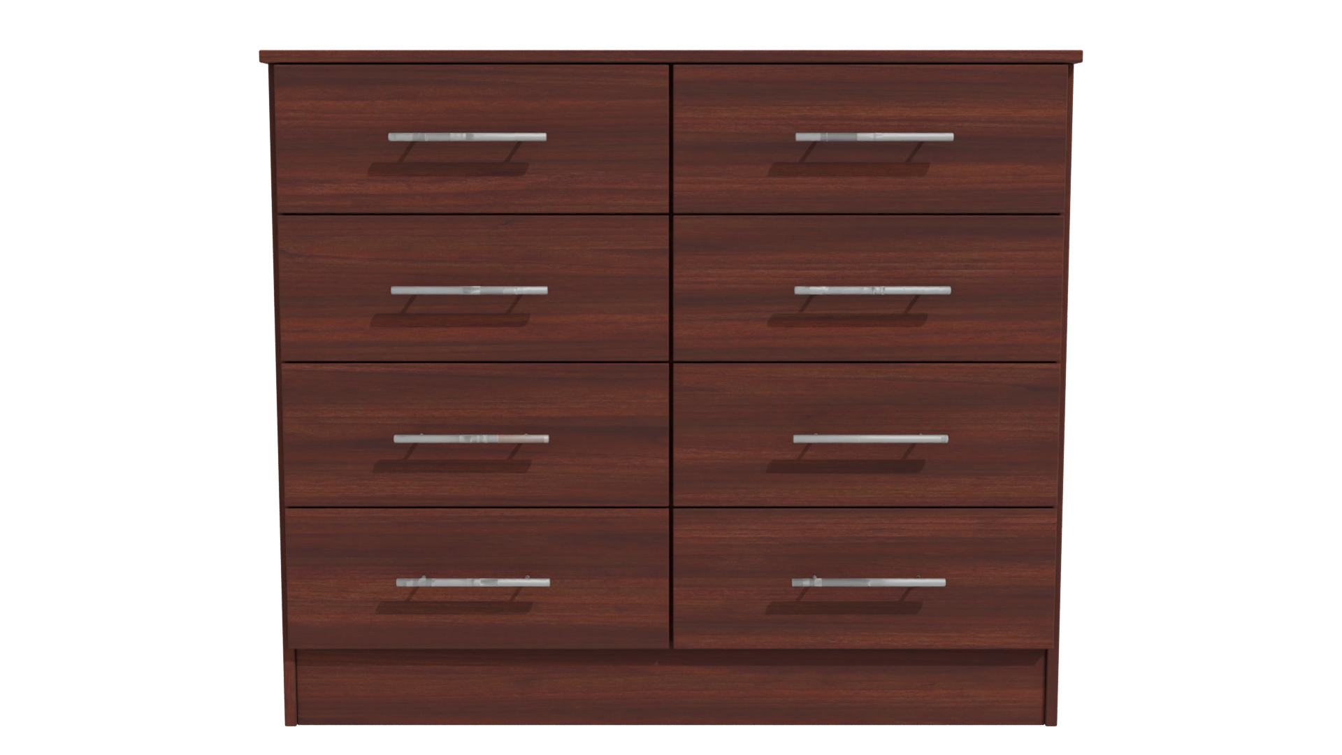 Contemporary Wooden Chest of Drawers 3D Model - Professional 3D Model Render 11