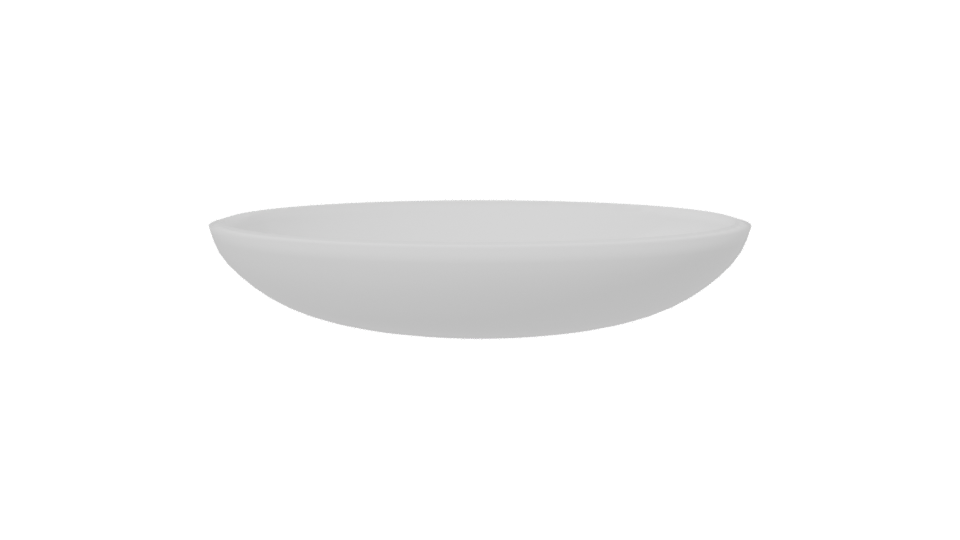 Elegant Ceramic Serving Dish 3D Model - Professional 3D Model Render 6