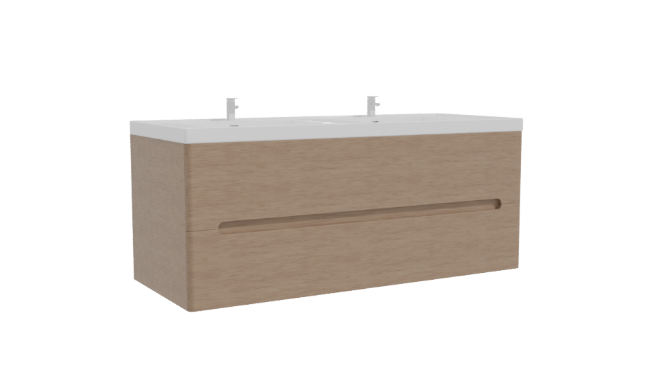 Luxury Double Sink Bathtub 3D - Professional 3D Model Render 10