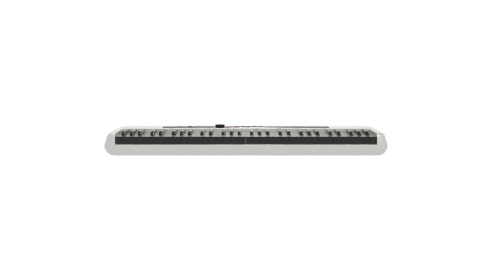 Stylish Digital Keyboard Model - Professional 3D Model Render 11